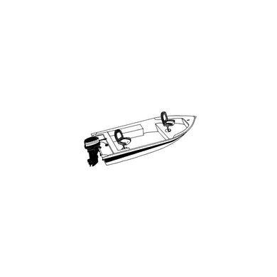 Carver 70124F10 V-Hull Fishing Narrow Series, 14'6, Poly-Flex II Slate Gray -Modern Boat Sales & Service