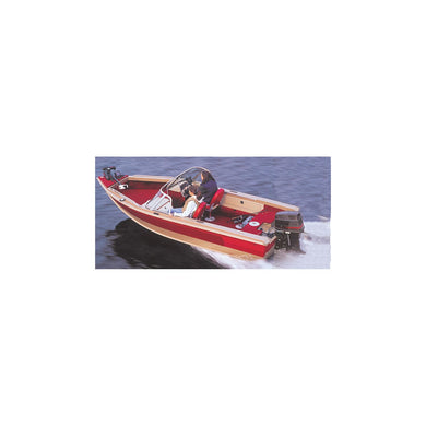 Carver 72318F10 Aluminum V-Hull Fishing With Walk-Thru Windshield - Wide Series, 18'6, Poly-Flex II Slate Gray -Modern Boat Sales & Service