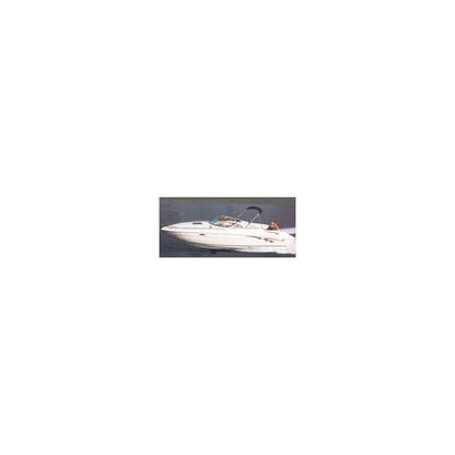 Carver 77719S11 V-Hull Low Profile Cuddy Cabin With Windshield & Bow Rails, 19'6, Sun-DuraÂ® Mist Gray I/O Default Title -Modern Boat Sales & Service