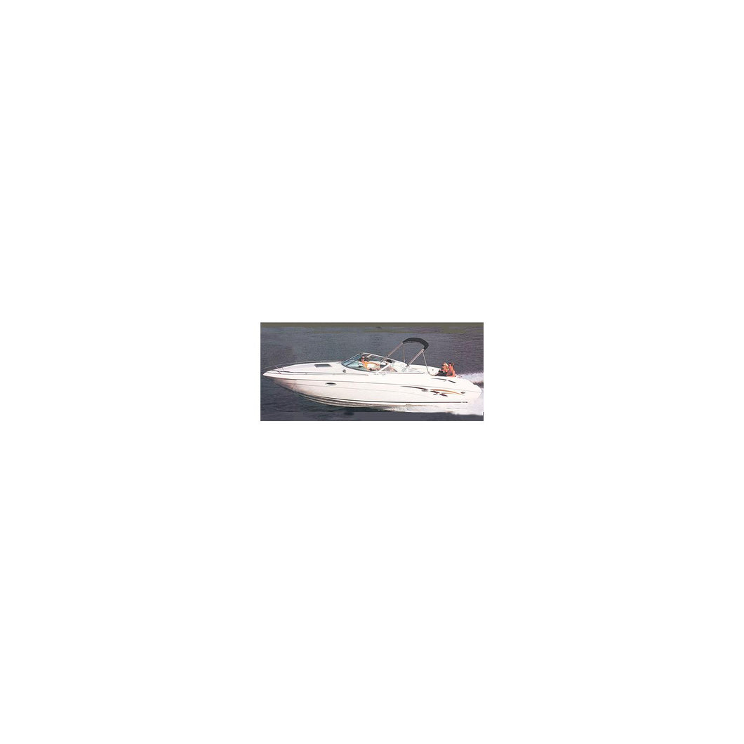 Carver 77719S11 V-Hull Low Profile Cuddy Cabin With Windshield & Bow Rails, 19'6, Sun-DuraÂ® Mist Gray I/O Default Title -Modern Boat Sales & Service