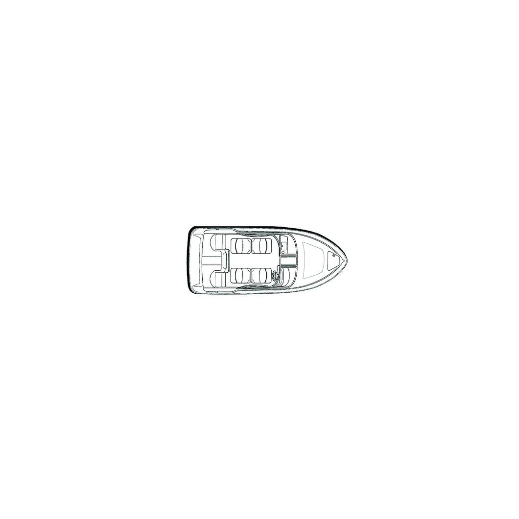 Carver 79005 Flex-Fit PROâ„¢ Poly-Flex II V-Hull Runabout Boats I/O or O/B, Slate Gray -Modern Boat Sales & Service