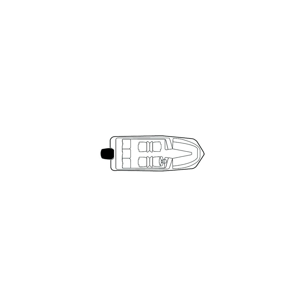 Carver 79004 Flex-Fit PROâ„¢ Poly-Flex II Tri-Hull or V-Hull Boats I/O or O/B, Slate Gray Default Title -Modern Boat Sales & Service