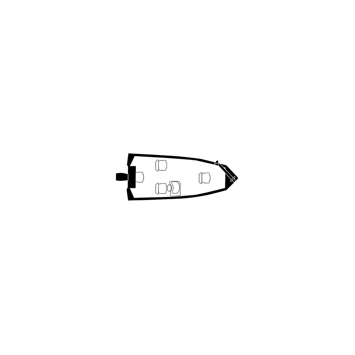 Carver 79002 Flex-Fit PROâ„¢Poly-Flex II Fish & Ski Boats I/0 or O/B, Slate Gray Default Title -Modern Boat Sales & Service