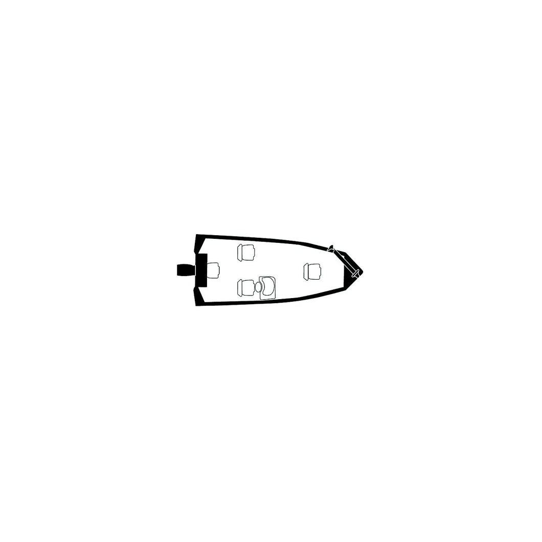 Carver 79002 Flex-Fit PROâ„¢Poly-Flex II Fish & Ski Boats I/0 or O/B, Slate Gray Default Title -Modern Boat Sales & Service