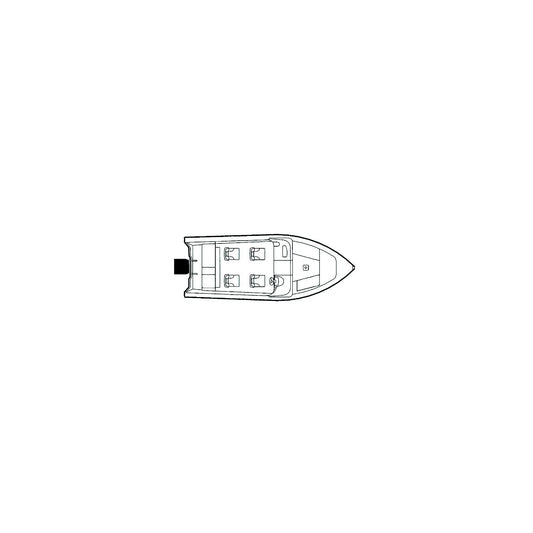 Carver 79003F02 Flex-Fit PROâ„¢ Poly-Flex II Fish & Ski Boats I/0 or O/B, Black -Modern Boat Sales & Service
