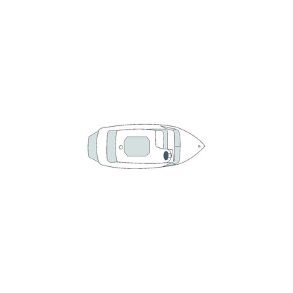 Carver 79003 Flex-Fit PROâ„¢ Poly-Flex II Fish & Ski Boats I/0 or O/B, Slate Gray -Modern Boat Sales & Service