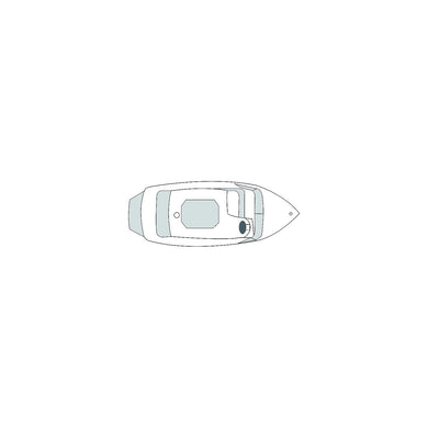 Carver 79003 Flex-Fit PROâ„¢ Poly-Flex II Fish & Ski Boats I/0 or O/B, Slate Gray -Modern Boat Sales & Service