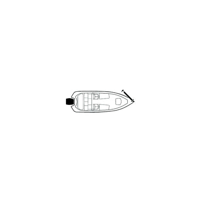 Carver 79003 Flex-Fit PROâ„¢ Poly-Flex II Fish & Ski Boats I/0 or O/B, Slate Gray Default Title -Modern Boat Sales & Service
