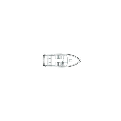 Carver 79006 Flex-Fit PROâ„¢ Poly-Flex II V-Hull low profile cuddy cabin boats I/O or O/B, Slate Gray -Modern Boat Sales & Service