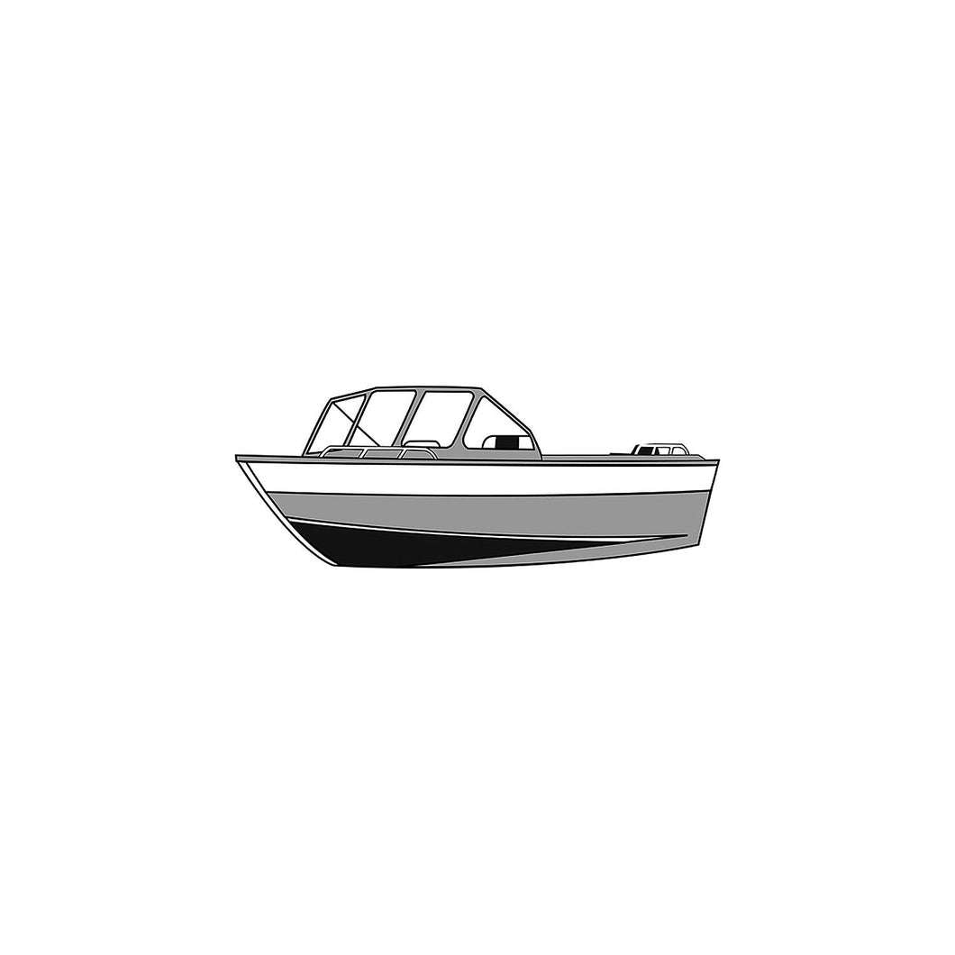 Carver 79120S11 Aluminum Fishing With High Windshield - Mounted Forward, 20'6 I/O, Poly-Flex II Slate Gray Default Title -Modern Boat Sales & Service