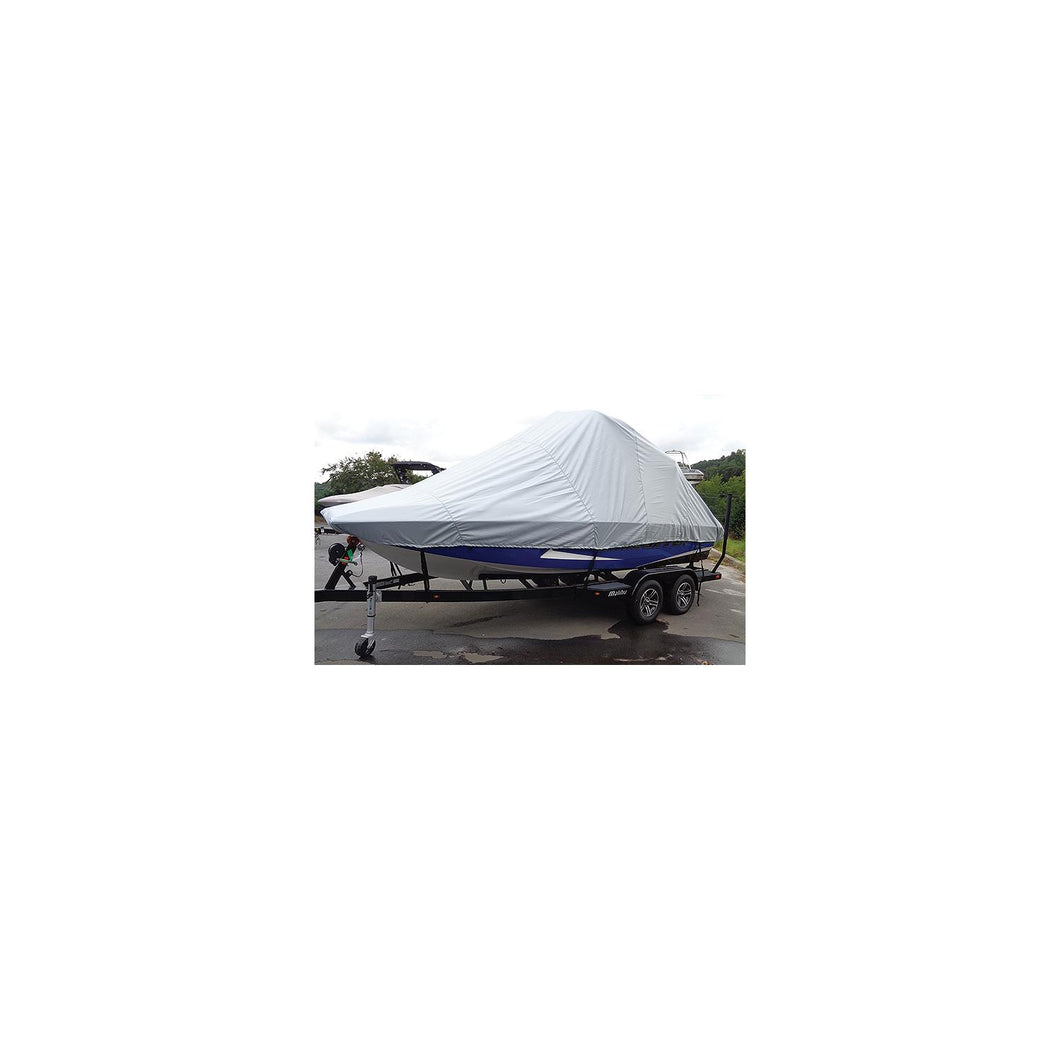 Carver 82122S11 Tournament Ski Boats w/Wide Or Pickle Fork Bow & Swim Platform - Over-The-Tower Cover, 22'6, Sun-DuraÂ® Mist Gray Default Title -Modern Boat Sales & Service