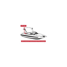 Carver 82122S11 Tournament Ski Boats w/Wide Or Pickle Fork Bow & Swim Platform - Over-The-Tower Cover, 22'6, Sun-DuraÂ® Mist Gray -Modern Boat Sales & Service