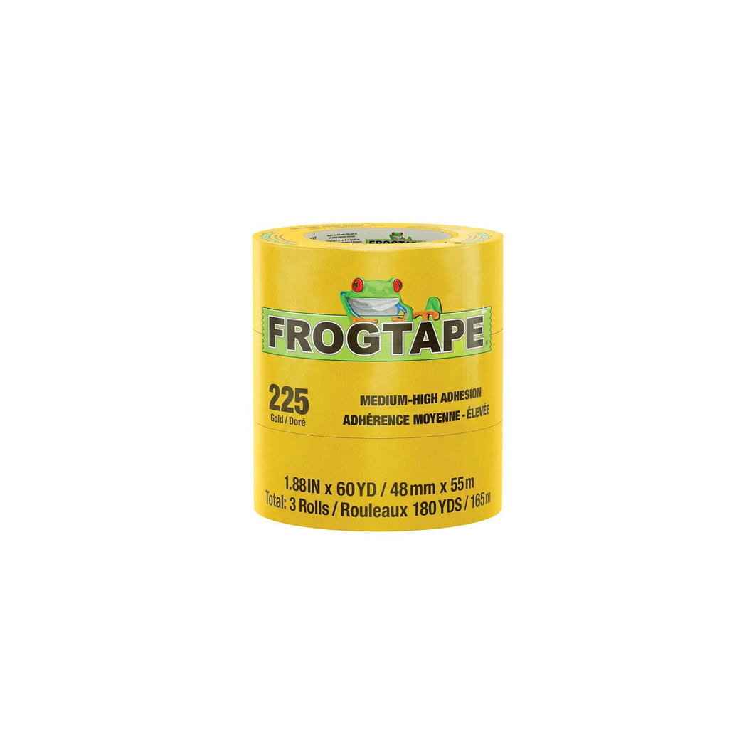Shurtape 105322 FrogtapeÂ® 225 Gold Performance Grade Masking Tape, 2