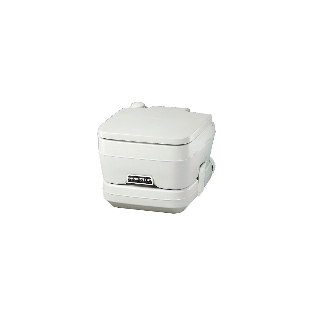 Dometic 2.5 Gallon SaniPottie 964MSD Portable Toilet With Mounting Brackets and 1.5