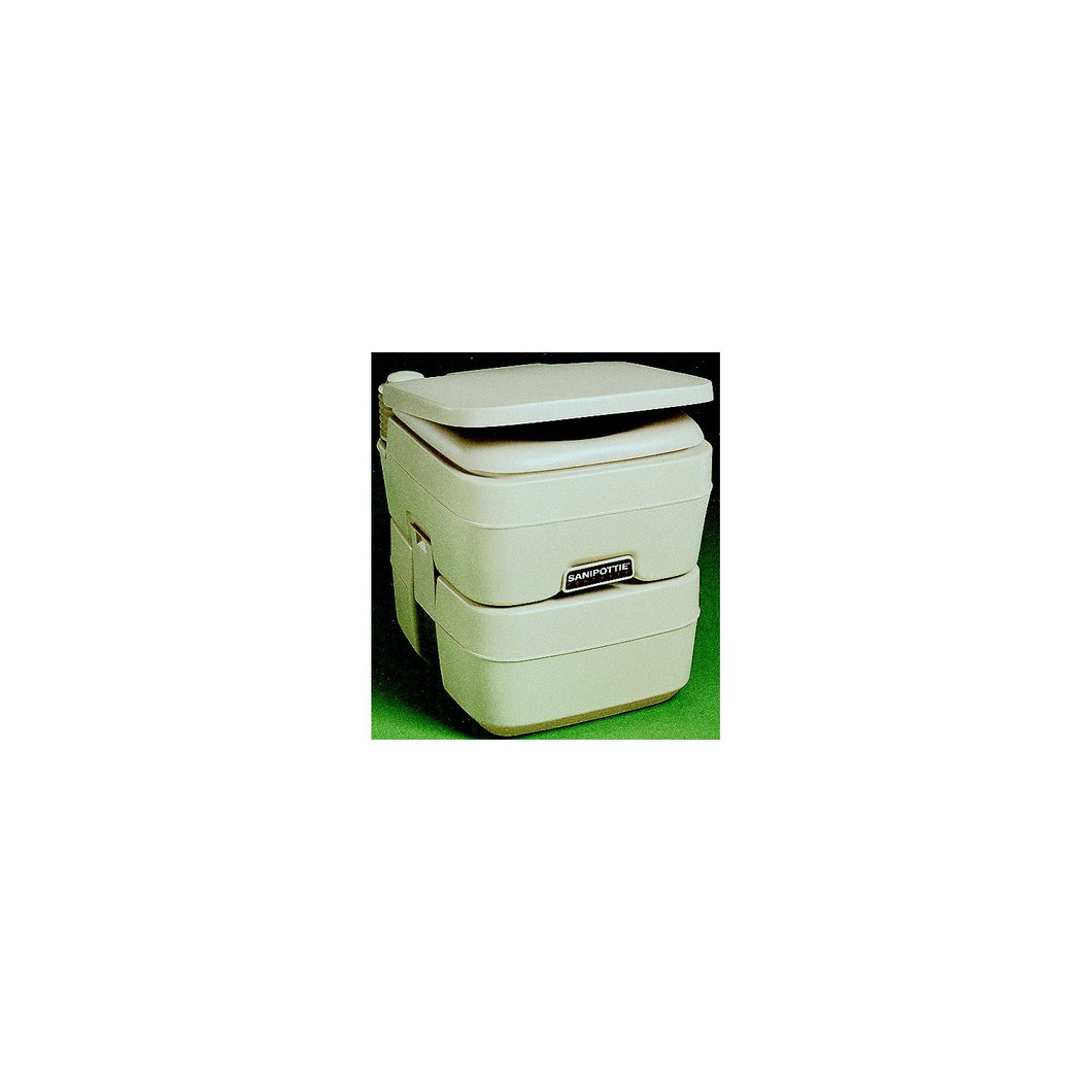 Dometic 5.0 Gallon SaniPottie 965MSD Portable Toilet With Mounting Brackets and 1.5