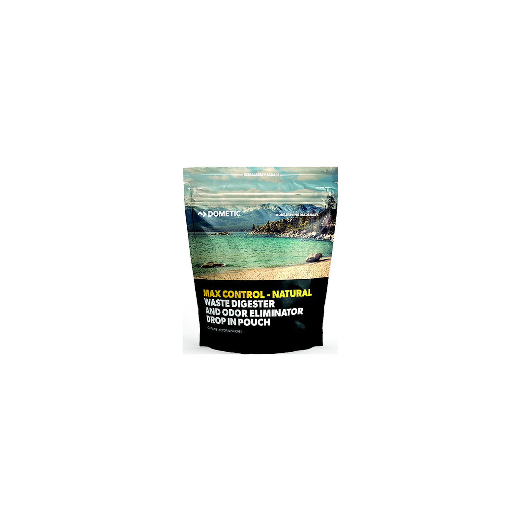 Dometic 9620000730 Max Control-Natural Holding Tank Treatment, Drop in pouch, 12pk. -Modern Boat Sales & Service