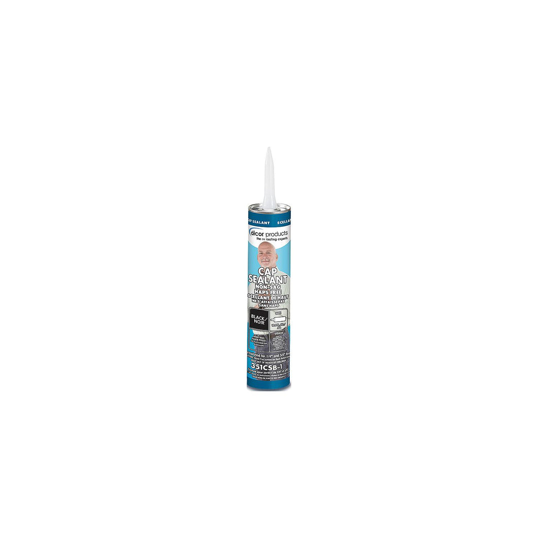 Dicor 351CSB1 Clear Cap Sealant, 10 oz., Black -Modern Boat Sales & Service