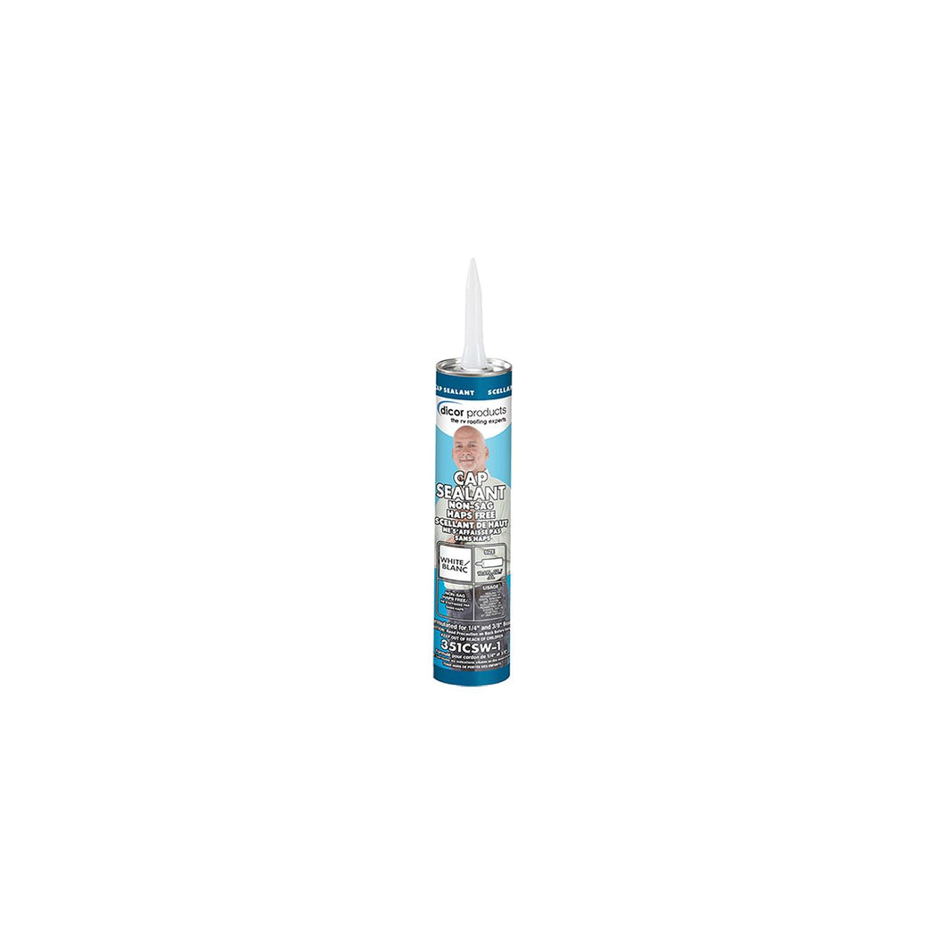 Dicor 351CSW1 Clear Cap Sealant, 10 oz., White -Modern Boat Sales & Service