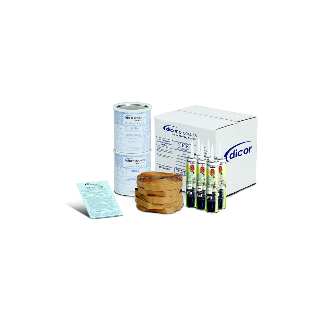 Dicor Rubber Roof Installation Component Kit, Tan -Modern Boat Sales & Service