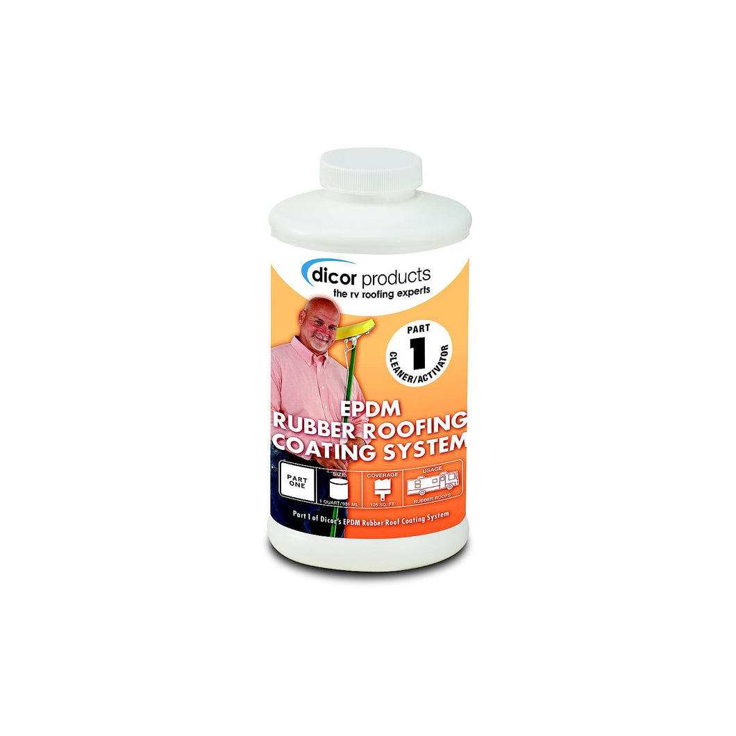 Dicor Rubber Roof Coating System-Part 1, White, Qt. -Modern Boat Sales & Service