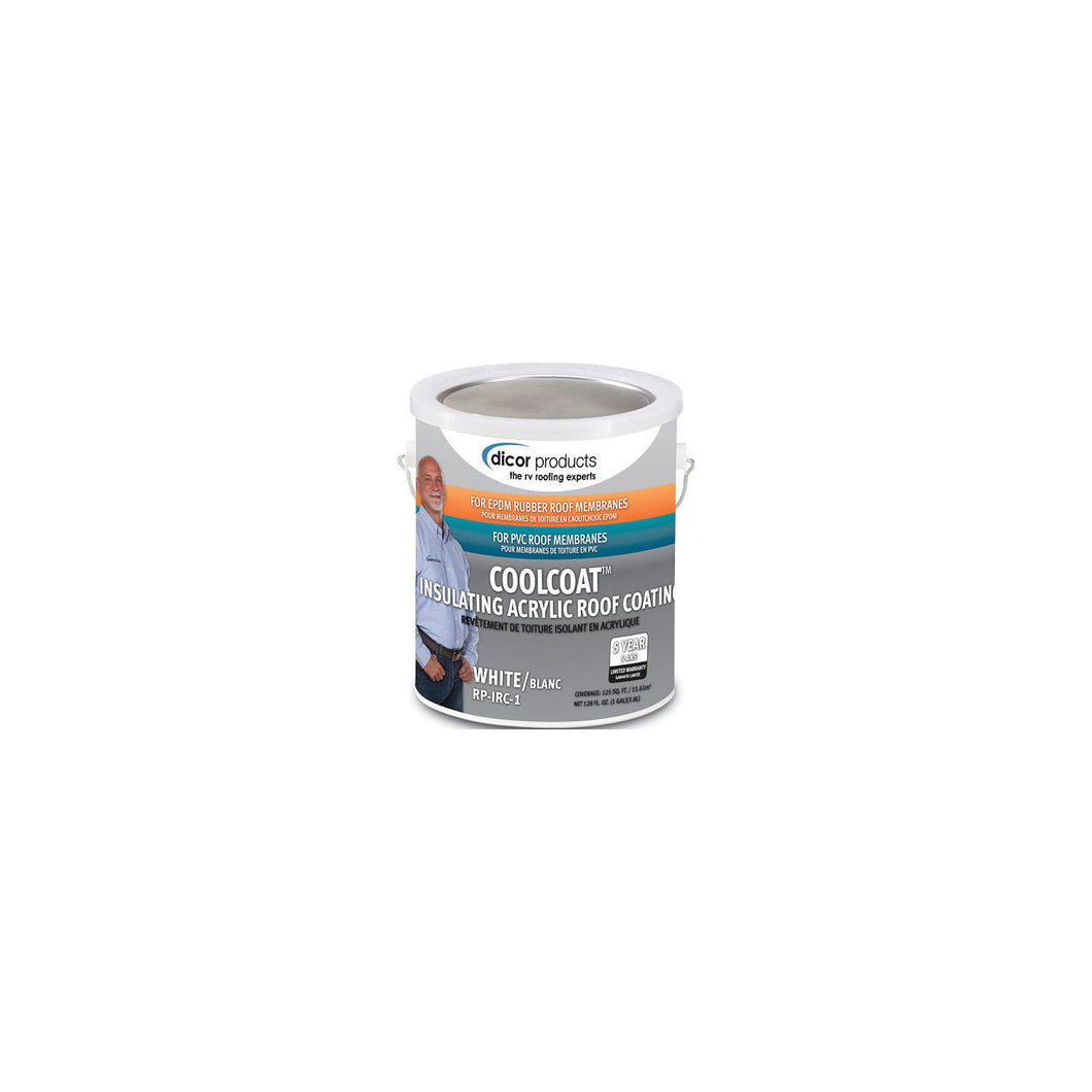 Dicor Cool Coatâ„¢ Insulating Roof Coating, White, Gal. -Modern Boat Sales & Service
