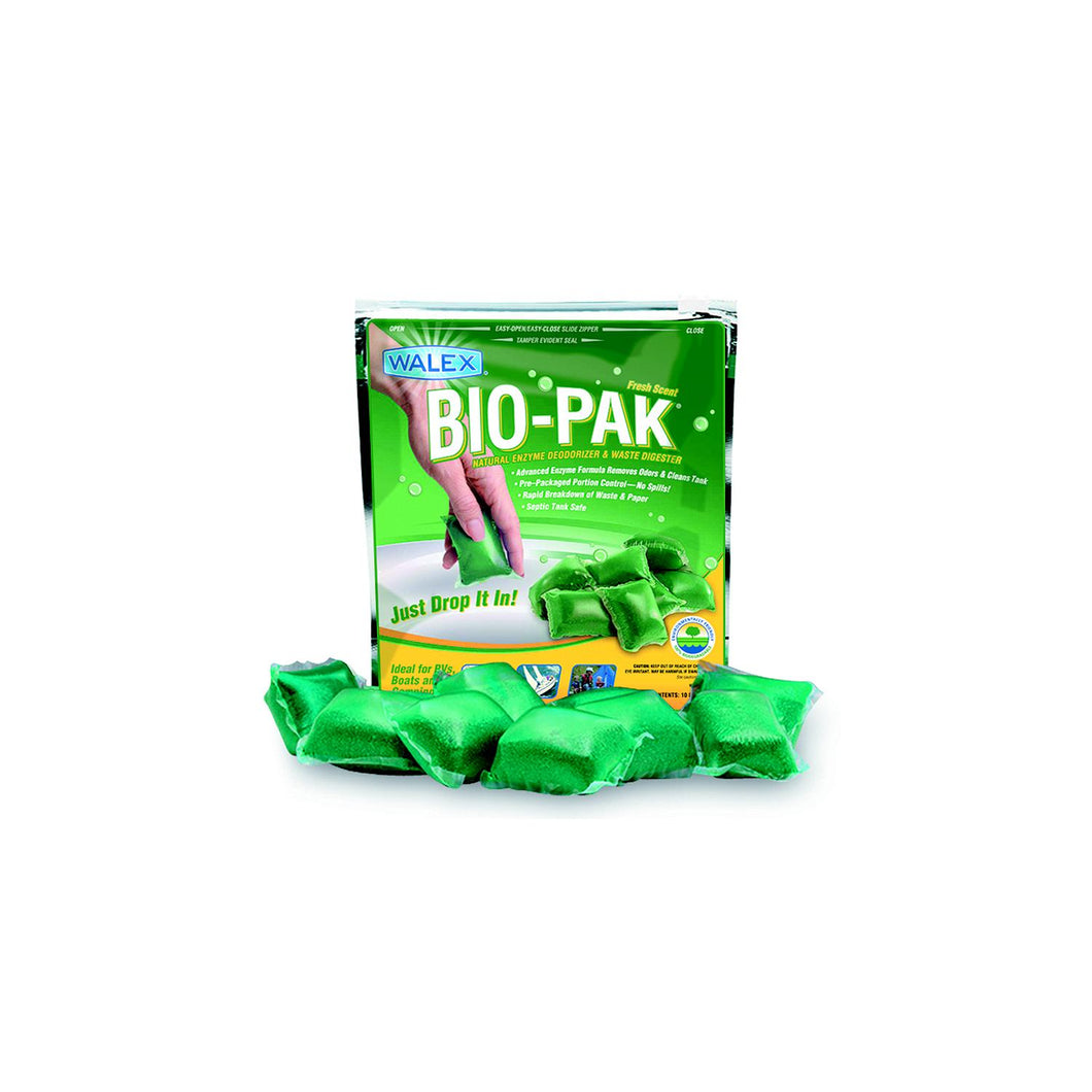 Walex BIOPPBG Porta-Pak Alpine Fresh Holding Tank Deodorizer, 10/Pk -Modern Boat Sales & Service