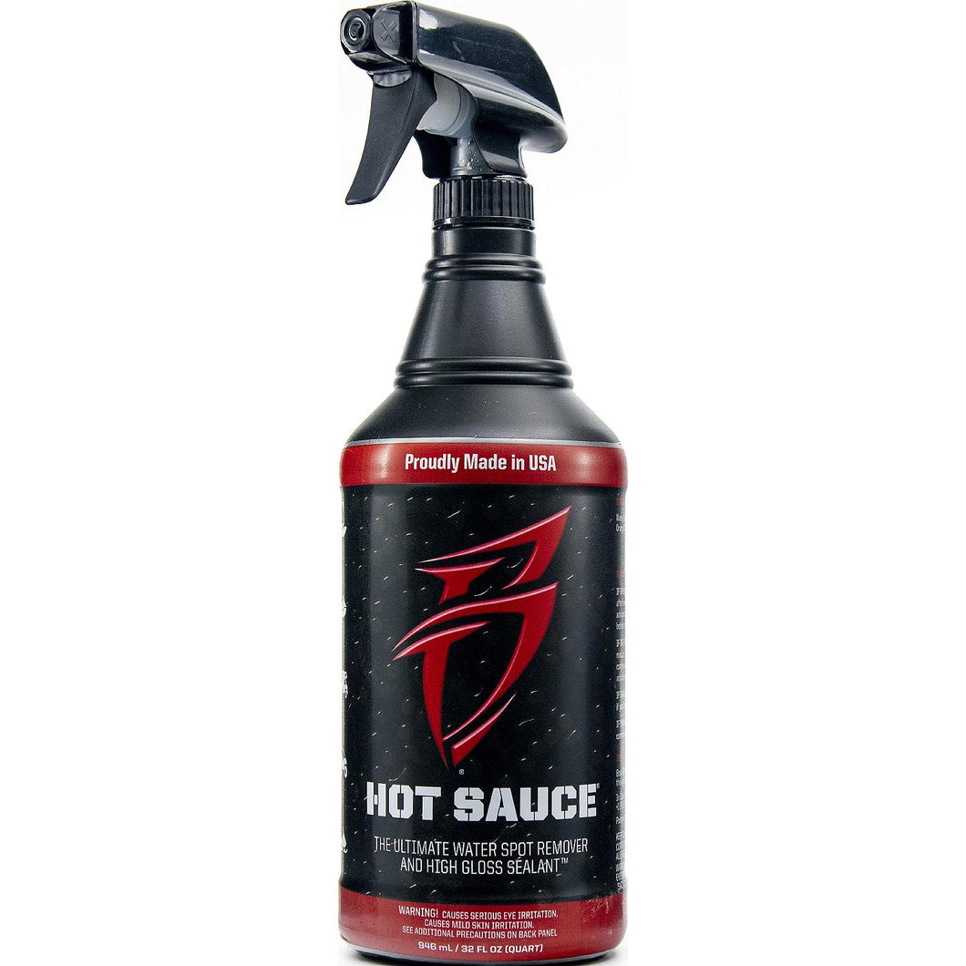 Boat Bling Hot Sauce Ultimate Hard Water Spot Remover With High Gloss Wax Sealant, 32oz. Default Title -Modern Boat Sales & Service