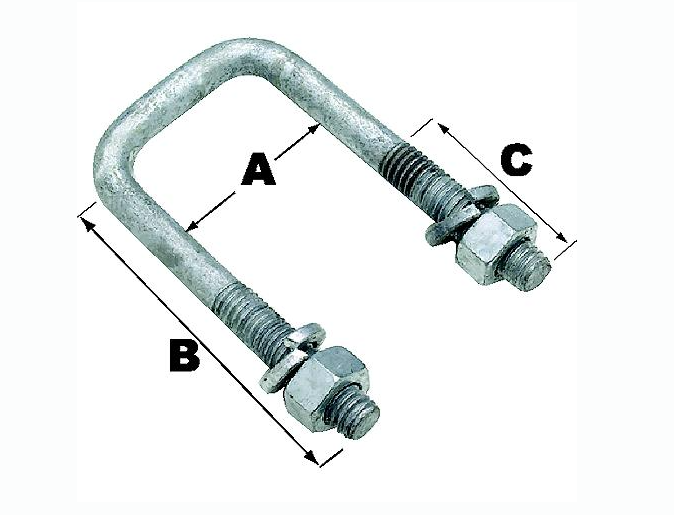 * 57210 Sq U-Bolt-2 1/16X2 13/16(Bulk) / Drawer #373 -Modern Boat Sales & Service