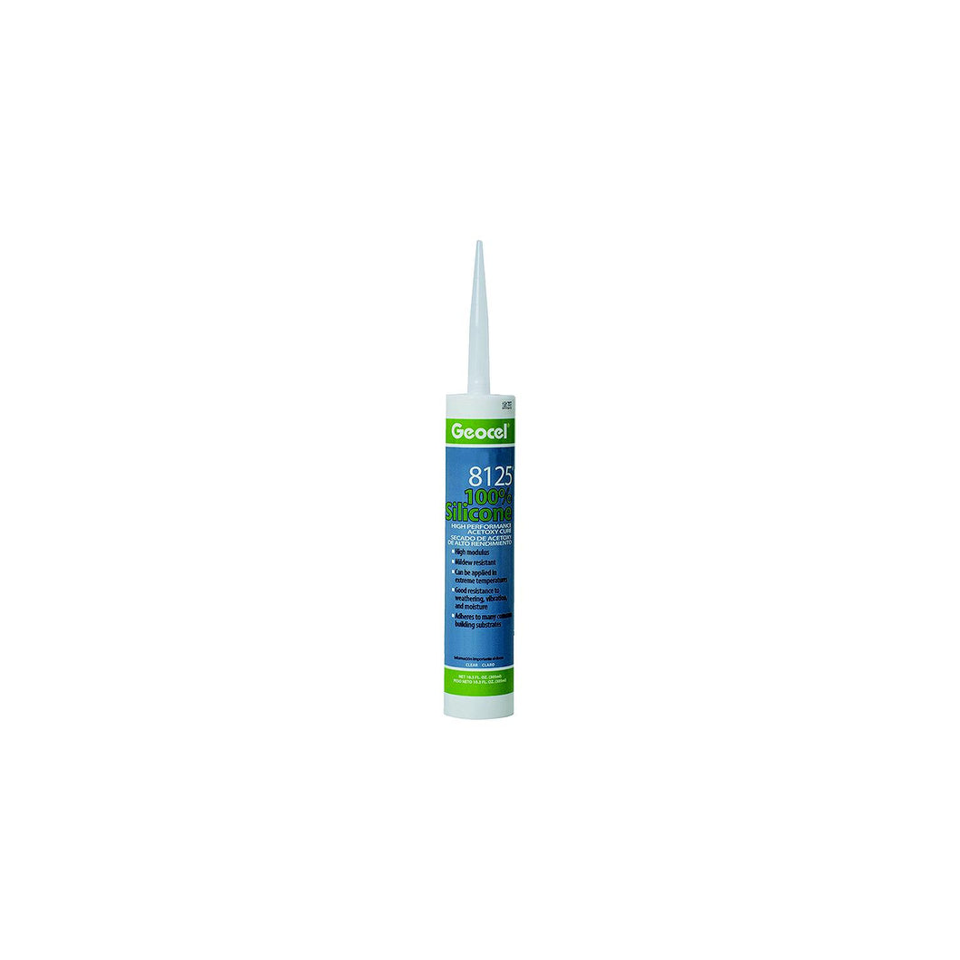 Geocel GC68112 8125Â® 100% Silicone High Performance Acetoxy Cure Sealant, 10.3 oz., White -Modern Boat Sales & Service