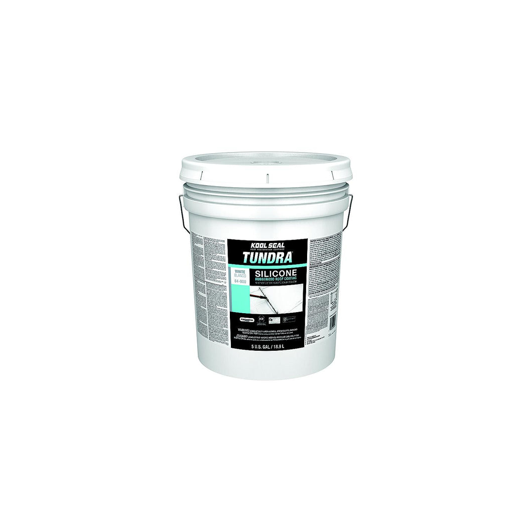 Geocel KS006490020 Tundra Silicone Rubberized Roof Coating - White, 5 Gallon Default Title -Modern Boat Sales & Service