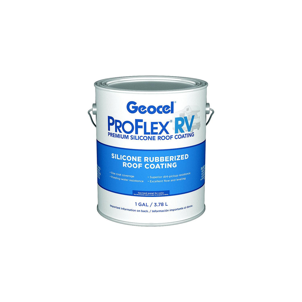 Geocel KSRV4430016 Pro FlexÂ® RV Silicone Rubberized Roof Coating, 1 Gal -Modern Boat Sales & Service