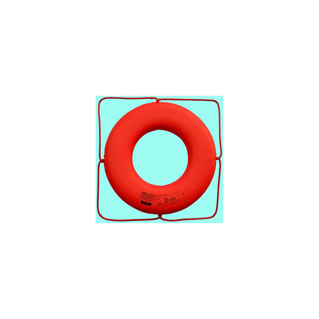 Jim-Buoy Closed Cell Foam U.S.C.G. Approved Life Ring With Rope Molded Into Core -Modern Boat Sales & Service