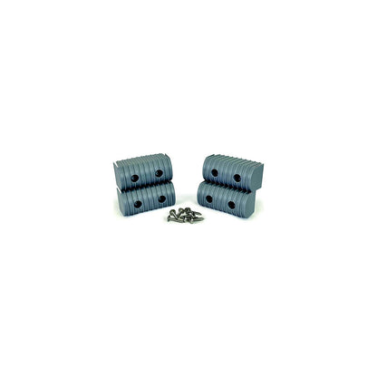 Caliber 23053 Bunk Wrap 2" x 6" End Cap Only, Gray, 4/pk -Modern Boat Sales & Service