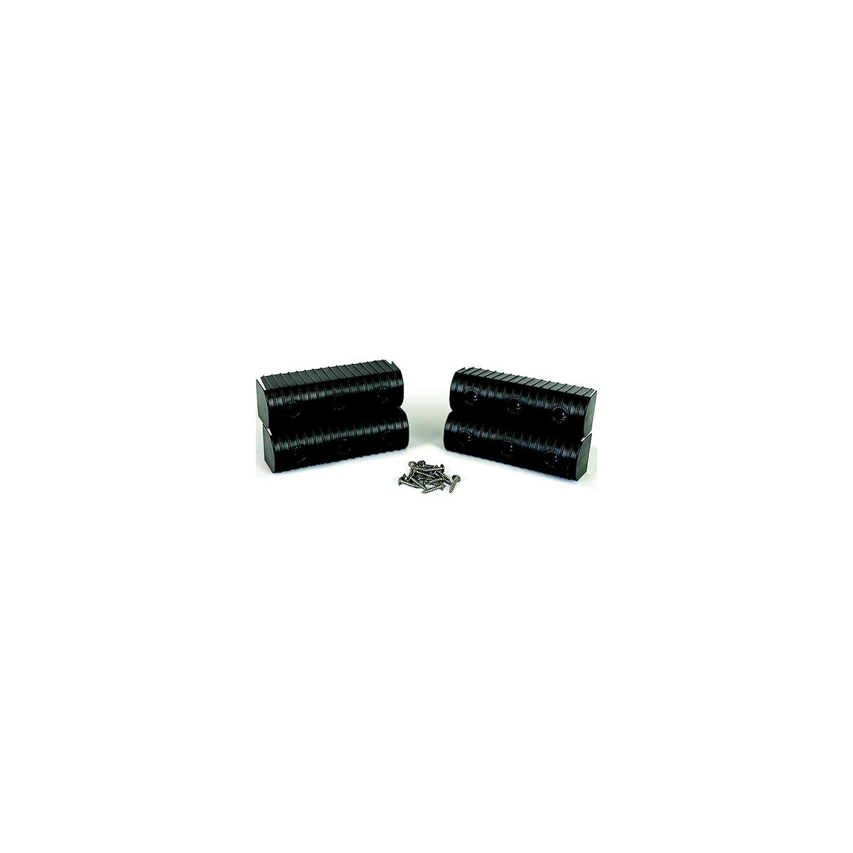 Caliber 23053BK Bunk Wrap 2" x 6" End Cap Only, Black, 4/pk -Modern Boat Sales & Service