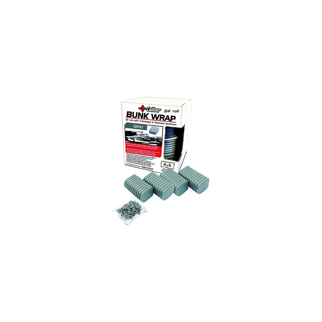 Caliber 23056 Bunk Wrap Kit (Includes 4 Endcaps and Stainless Steel Hardware) -Modern Boat Sales & Service