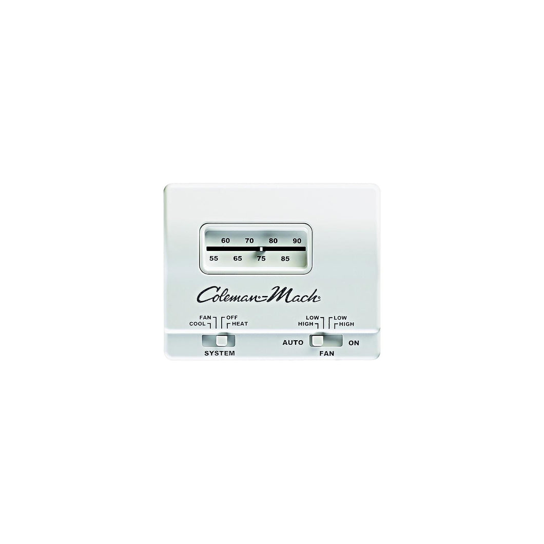 Coleman-Mach 7330B3441 24V Analog Heat/Cool Thermostat, White -Modern Boat Sales & Service