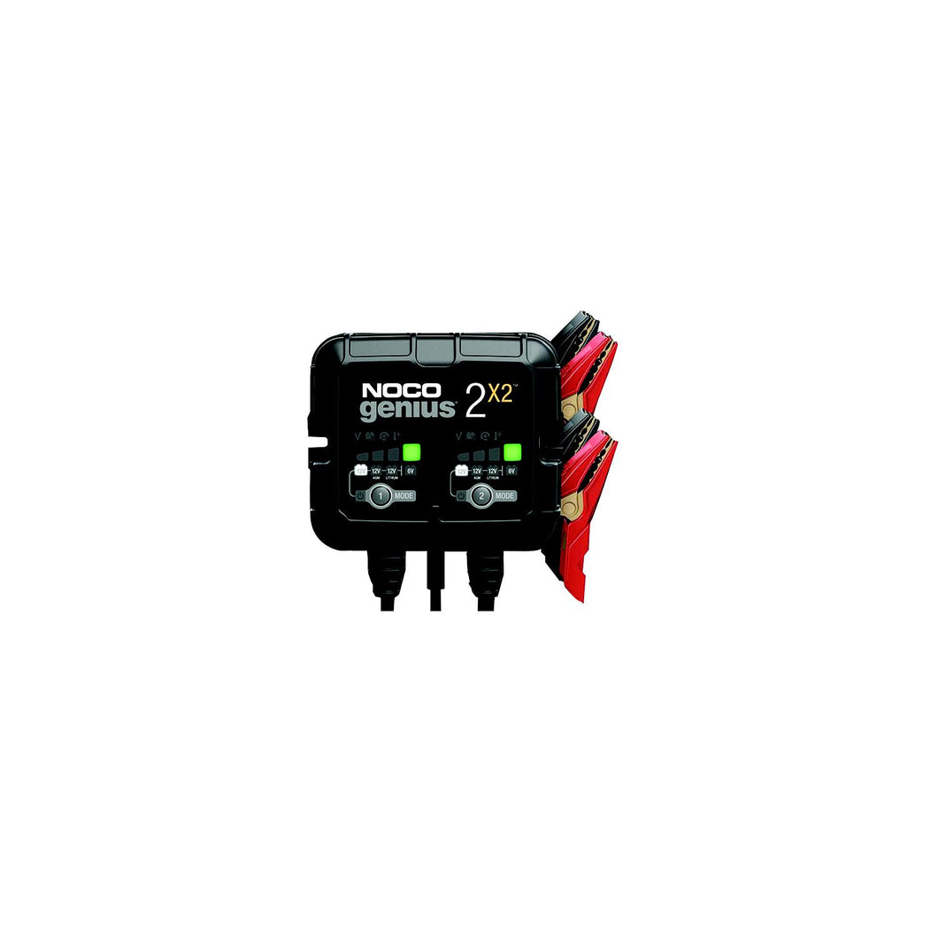 Noco GENIUS2X2 Multi-Bank Battery Charger & Maintainer, 4 Amps/2 Banks -Modern Boat Sales & Service