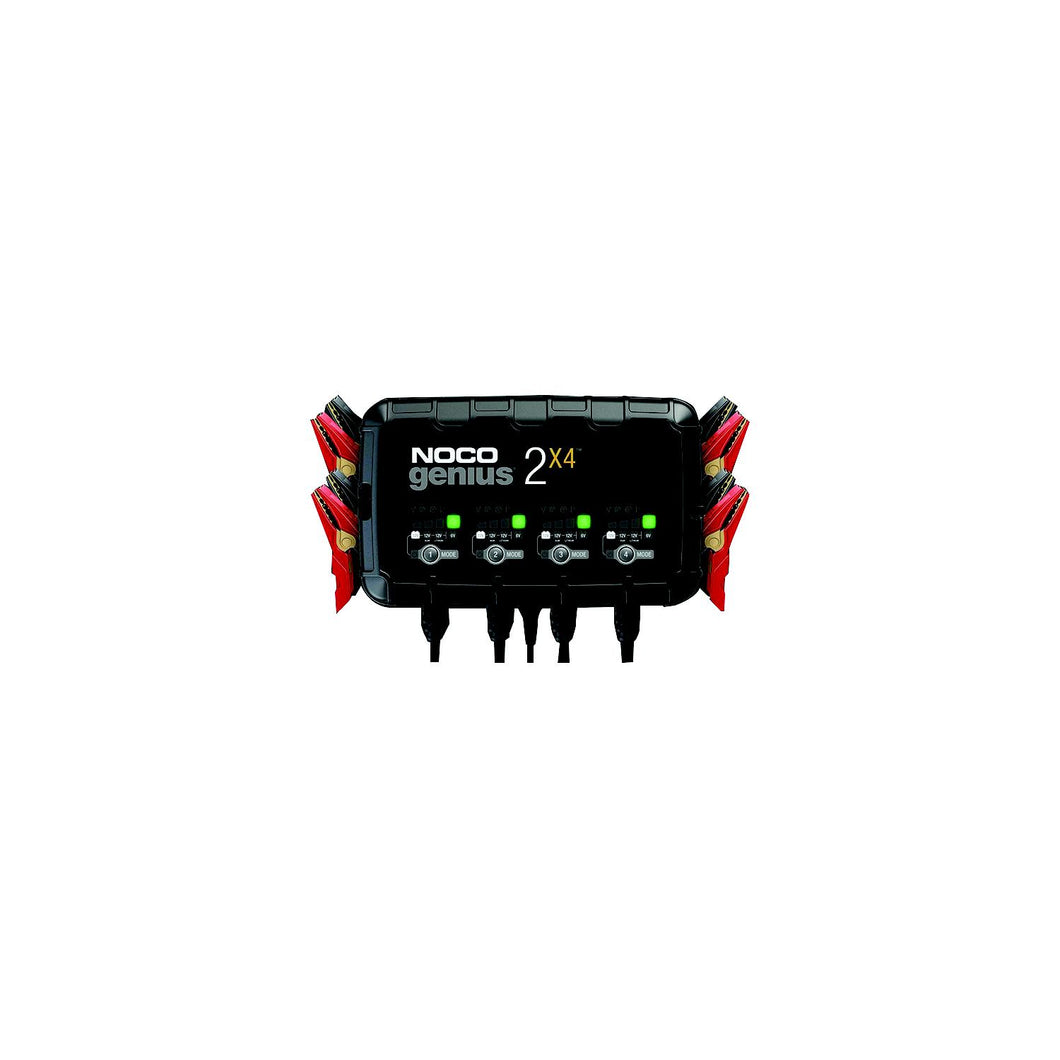 Noco GENIUS2X4 Multi-Bank Battery Charger & Maintainer, 8 Amps/4 Banks -Modern Boat Sales & Service