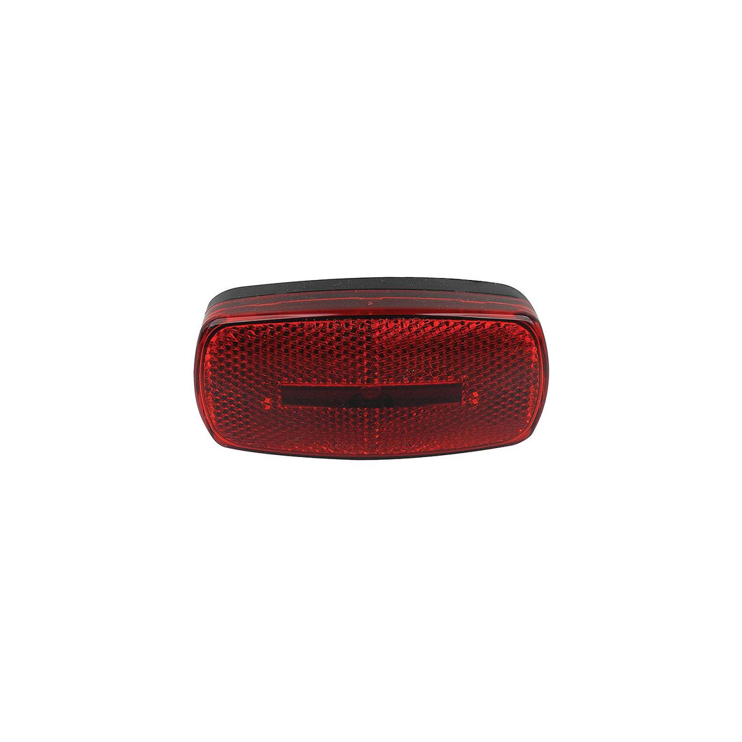 FulTyme RV Marker/Clearance Light With Reflex, Red Lens, Black Base -Modern Boat Sales & Service