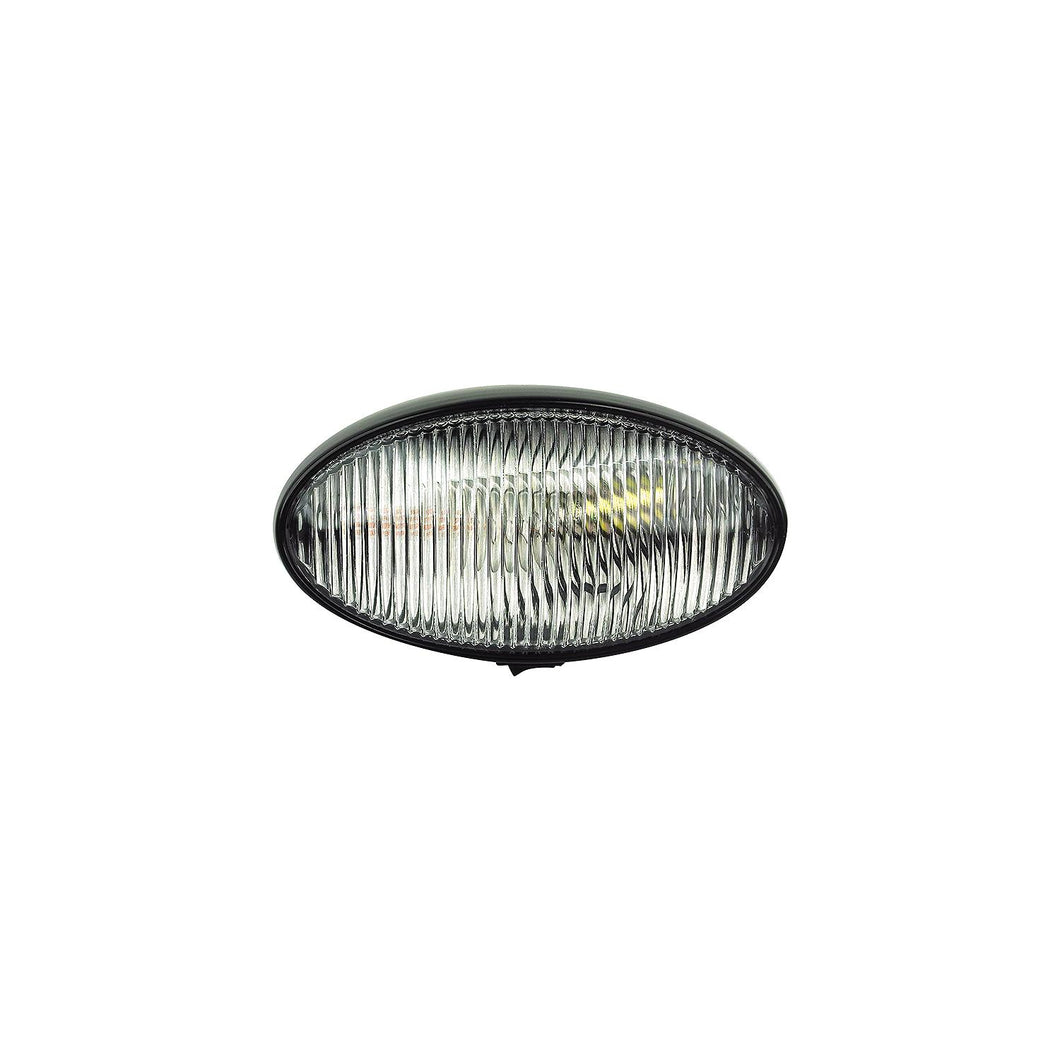 FulTyme RV Oval Porch/Utility Light w/Switch, Clear/ Black housing -Modern Boat Sales & Service