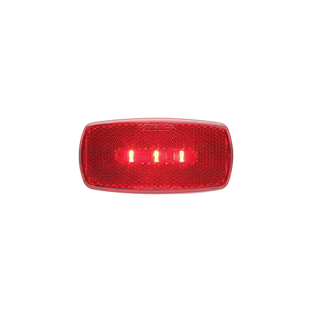 FulTyme RV 1187 LED Surface-Mount Marker/Clearance Light With Reflex, Red -Modern Boat Sales & Service