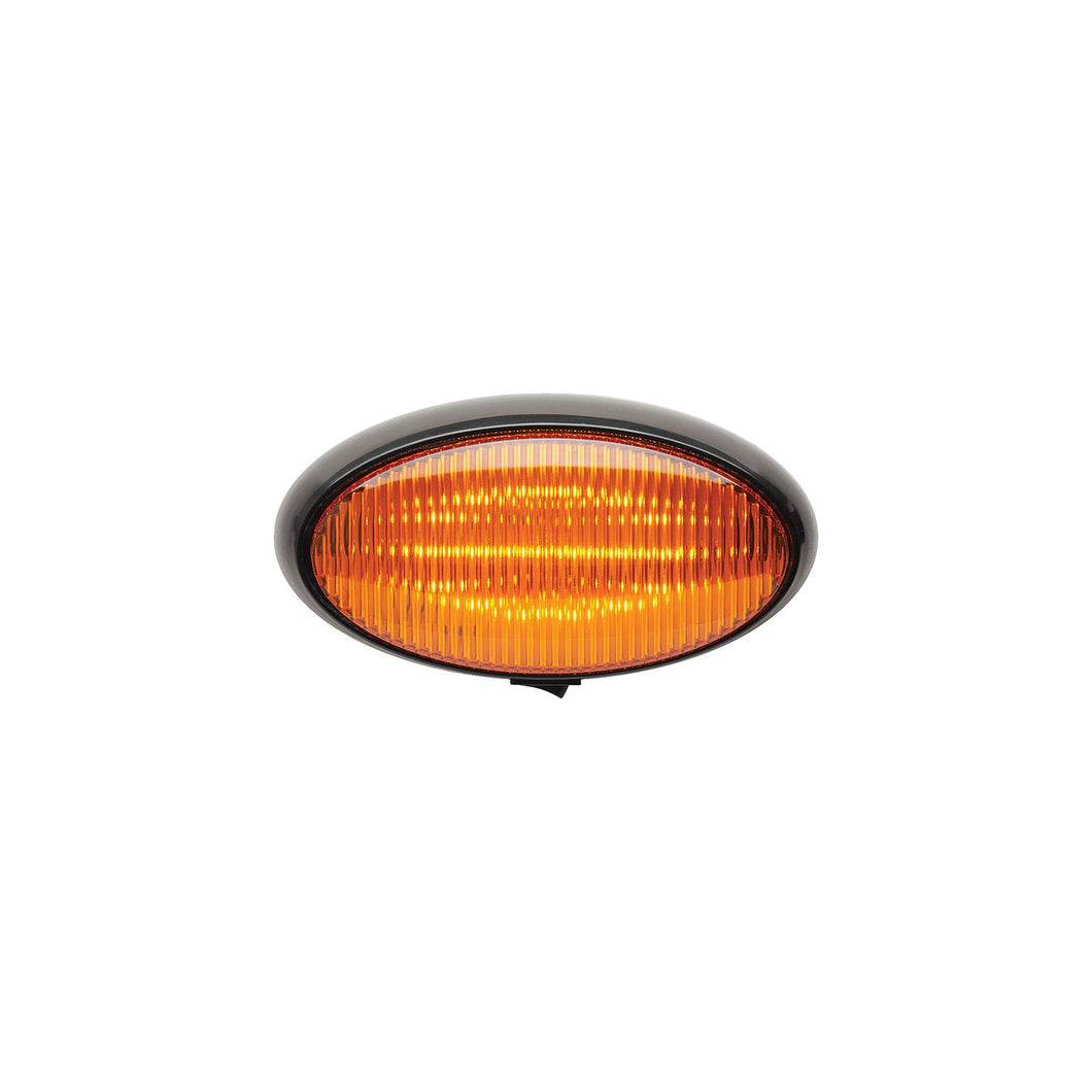 FulTyme RV 1189 LED Porch Light, Yellow Light/ Black Housing w/Switch -Modern Boat Sales & Service