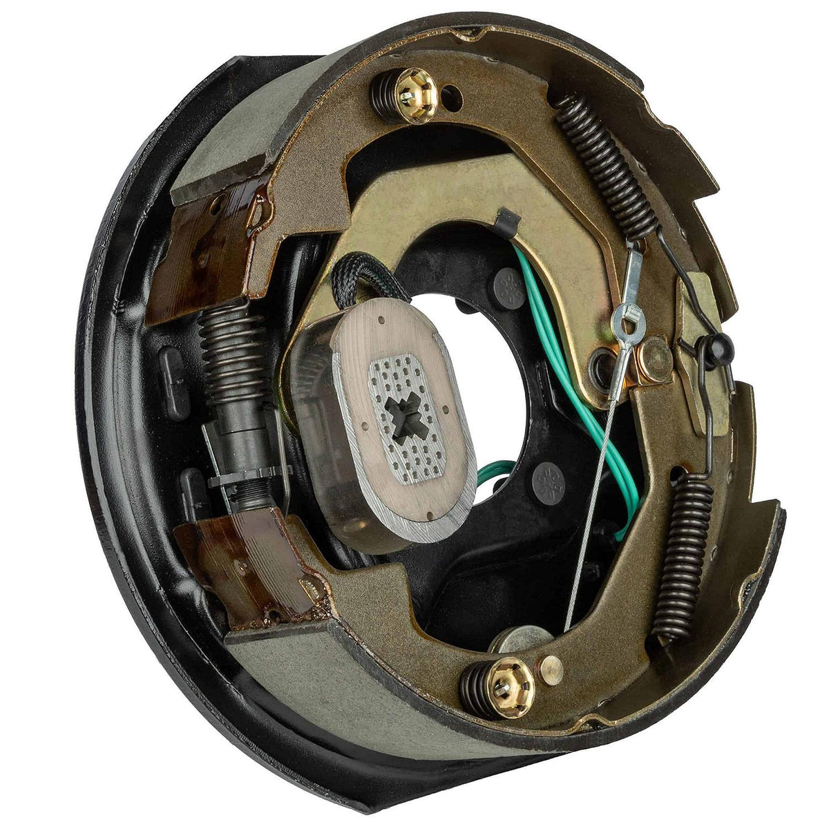 FulTyme RV 6046 Electric Self-Adjusting Brake Assembly, 12" x 2", Left/Road Side -Modern Boat Sales & Service