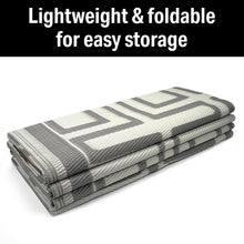 FulTyme RV 6068 Outdoor Patio Mat, Grey/Light Tan, 8' x 11' Default Title -Modern Boat Sales & Service