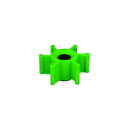Jabsco 6303-0007-P Replacement 6 Blade Green Polyurethane Impeller Default Title -Modern Boat Sales & Service