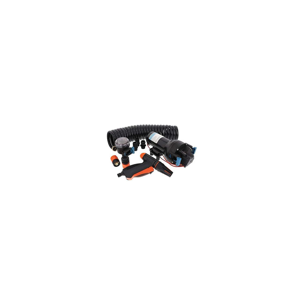 Jabsco P601J219N4A Hotshotâ„¢ Series Washdown Pump Kit w/Hose, 12V, 6GPM -Modern Boat Sales & Service