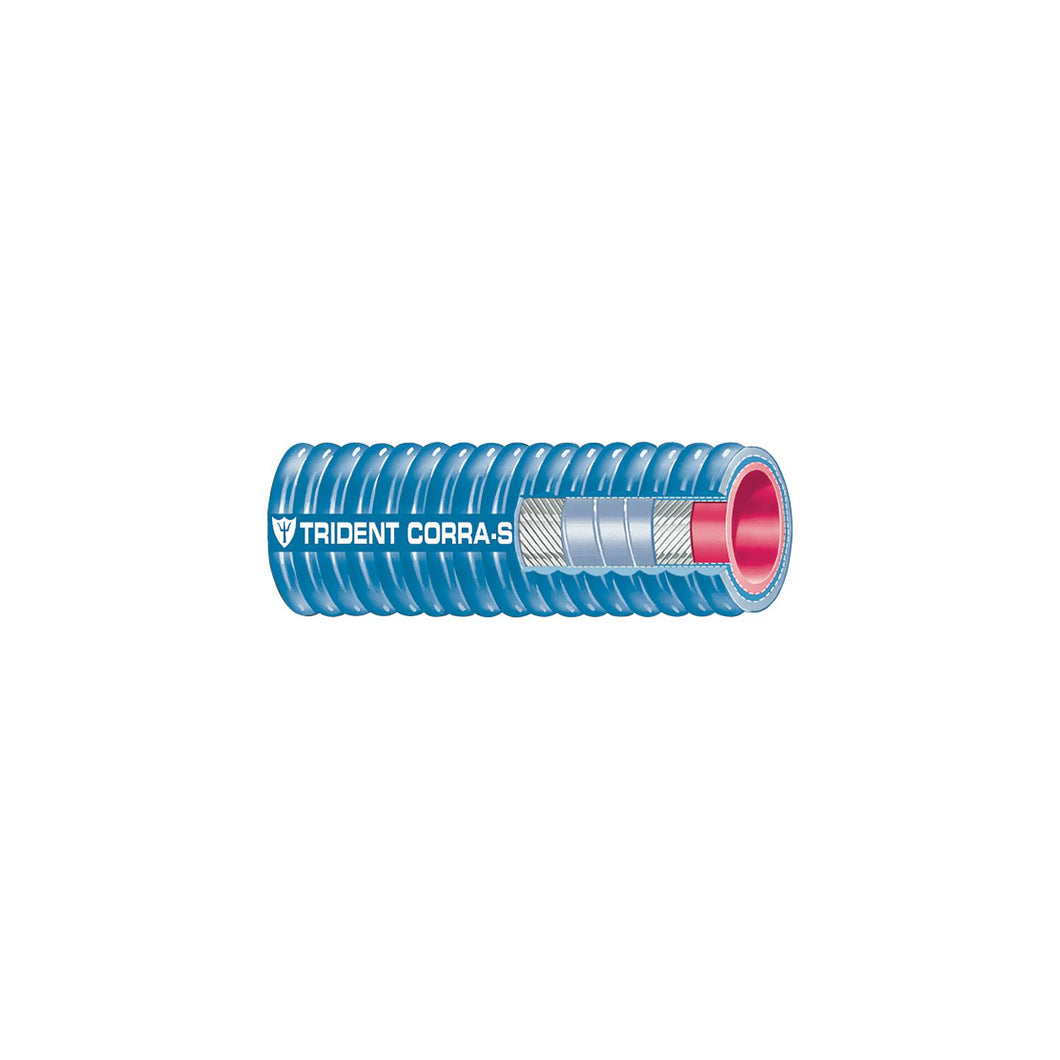 Blue Corrugated Silicone Exhaust Hose, 2