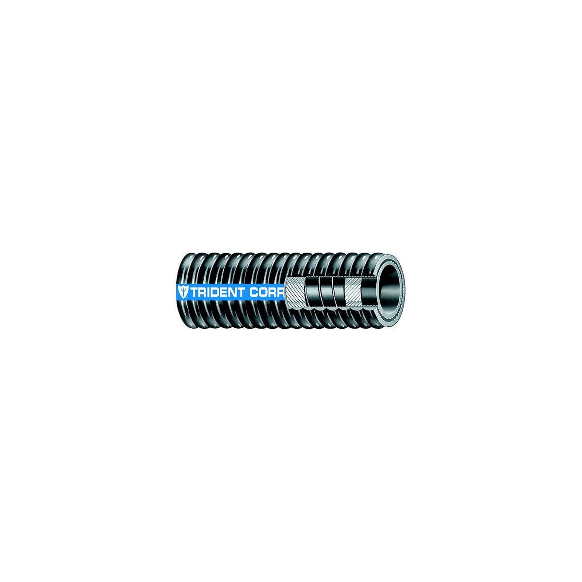 Trident 2525004 Flex Corrugated Hardwall Exhaust Hose, 5" x 12.5' -Modern Boat Sales & Service