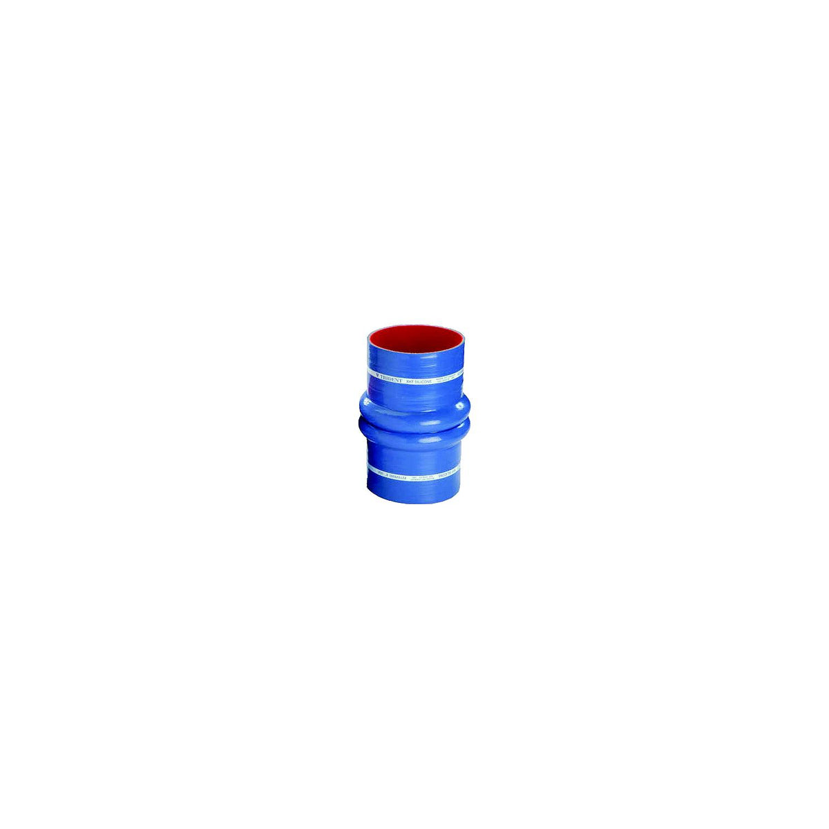 Blue Silicone "VHT" Double Hump Hose w/T-Bolt Clamps, 8" -Modern Boat Sales & Service