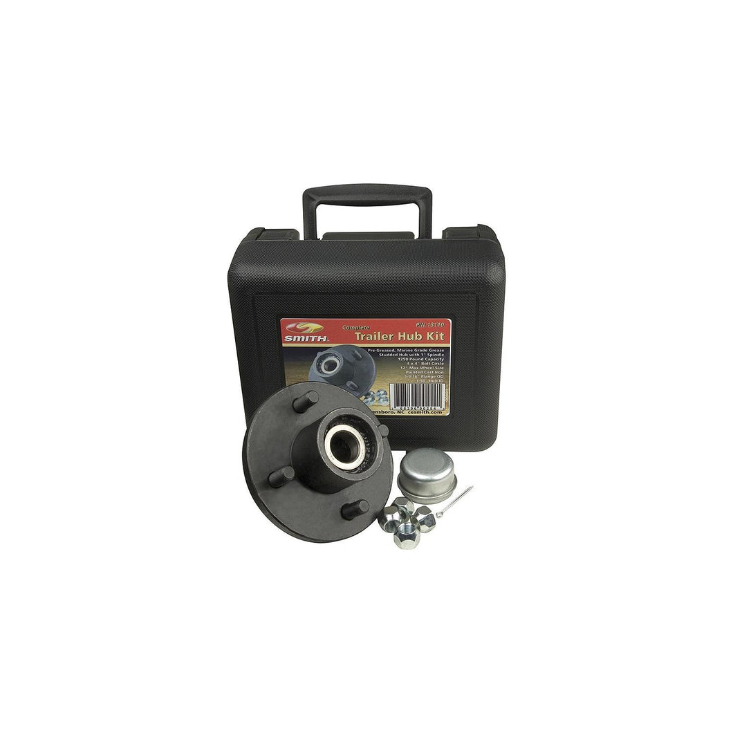 C.E. Smith 13109 Pre-Greased Replacement Hub Kit, 4 Stud, 1-1/16
